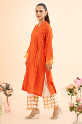 2-PC Embroidered Shirt with Trouser CNP-3-244